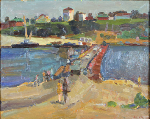 Лобковский Александр Александрович. Павлово. Мост через Оку